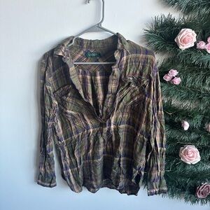 Ralph Lauren Multicolor Plaid Shirt
